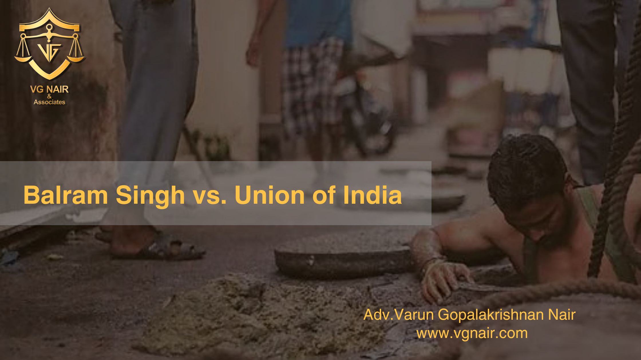 Balram Singh v Union of India